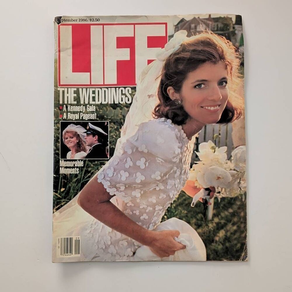 Life Magazine September 1986 - Caroline Kennedy Sarah Ferguson Weddings Vintage